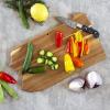 Totally Bamboo Rock & Branch Origins Series North Carolina State Shaped Cutting Board and Charcuterie Serving Tray, Includes Hang Tie for Wall Display 18″ x 8″ x 0.6″(Pennsylvania)