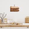 Totally Bamboo Rock & Branch Origins Series North Carolina State Shaped Cutting Board and Charcuterie Serving Tray, Includes Hang Tie for Wall Display 18″ x 8″ x 0.6″(Pennsylvania)