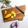 Totally Bamboo Rock & Branch Origins Series North Carolina State Shaped Cutting Board and Charcuterie Serving Tray, Includes Hang Tie for Wall Display 18″ x 8″ x 0.6″(Montana)