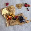Totally Bamboo Rock & Branch Origins Series North Carolina State Shaped Cutting Board and Charcuterie Serving Tray, Includes Hang Tie for Wall Display 18″ x 8″ x 0.6″(Louisiana)