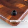 Totally Bamboo Rock & Branch Series Acacia Wood Serving Board with Cheese Slicer, 9-1/2″ x 5-5/8″