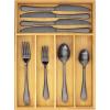 Totally Bamboo Flatware and Utensil Drawer Organizer