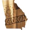 Totally Bamboo Rock & Branch Origins Series North Carolina State Shaped Cutting Board and Charcuterie Serving Tray, Includes Hang Tie for Wall Display 18″ x 8″ x 0.6″(Georgia)