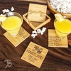 Totally Bamboo Rhode Island State Puzzle 4 Piece Bamboo Coaster Set with Case(Maryland)