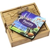 Totally Bamboo Delaware State Puzzle 4 Piece Bamboo Coaster Set with Case(Florida)