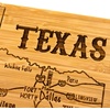 Totally Bamboo Pennsylvania State Puzzle 4 Piece Bamboo Coaster Set with Case(Texas)
